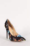 Shoe Republic Butterfly Pointy Toe Pump