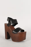 Speed Limit 98 Band Chunky Platform Heel