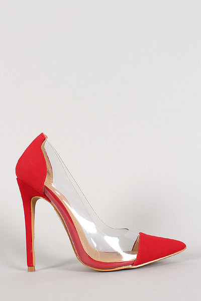 Shoe Republic Lucite Pointy Toe Stiletto Pump