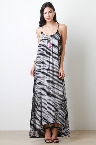 Bleach Dye Maxi Dress