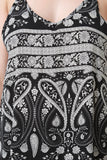 Paisley Pattern Maxi Dress