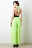 Chiffon Halter Jumper