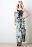 Tie Dye Center Maxi Dress