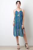 Striped Racer Back Dress