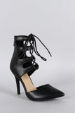 Breckelle Pointy Toe Ankle Cuff Pump