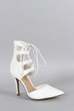 Breckelle Pointy Toe Ankle Cuff Pump