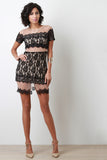 Lace and Mesh Dress