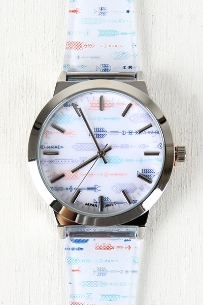 Multicolor Arrow Watch