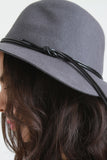 Knotted Cord Felt Fedora