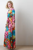 Safari Wrap Maxi Dress