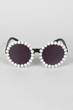 Round Pearl Sunglasses