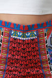 Tribal Print High Waisted Shorts