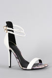 Wild Diva Lounge Snake Soul Open Toe Heel