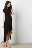 Boxy Cut Fringe Dress