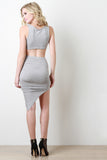 Asymmetrical Cut Out Bodycon Dress