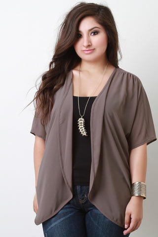 Summer Sheer Short Sleeves Kimono