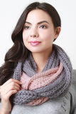 Two-Tone Muffler Scarf