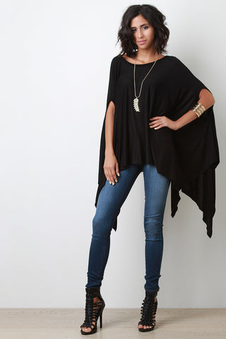 Trapeze Poncho Top