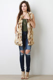 Spotted Faux Fur Vest