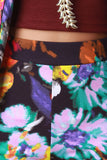 Impressionist Flower High Waist Shorts