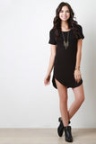 Open Back T-shirt Dress