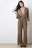 Jersey Knit Palazzo Jumpsuit