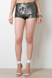 Matte Sequin Shorts