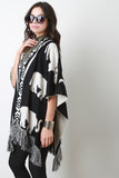 Elephant Draping Fringe Cape