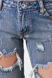 Destroyed Denim Boyfriend Jeans