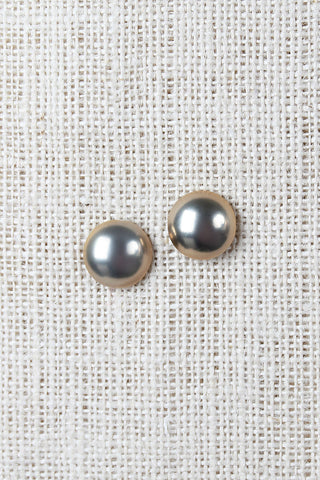 Matte Button Studded Earrings