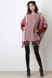 Tribal Diamond Knit Dolman Sweater Top