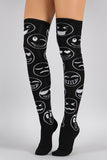 Emoji Thigh High Socks