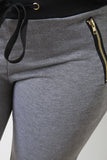 Zipper Pockets Jogger Pants