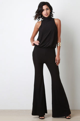 Turtleneck Bell Bottom Jumpsuit