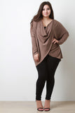 Draping Tulip Dolman Convertible Cardigan Top