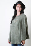 Marl Fleece Cape