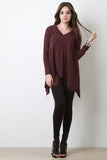 V-Neck Trapeze Sweater Top